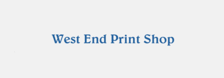 west end print shop logo